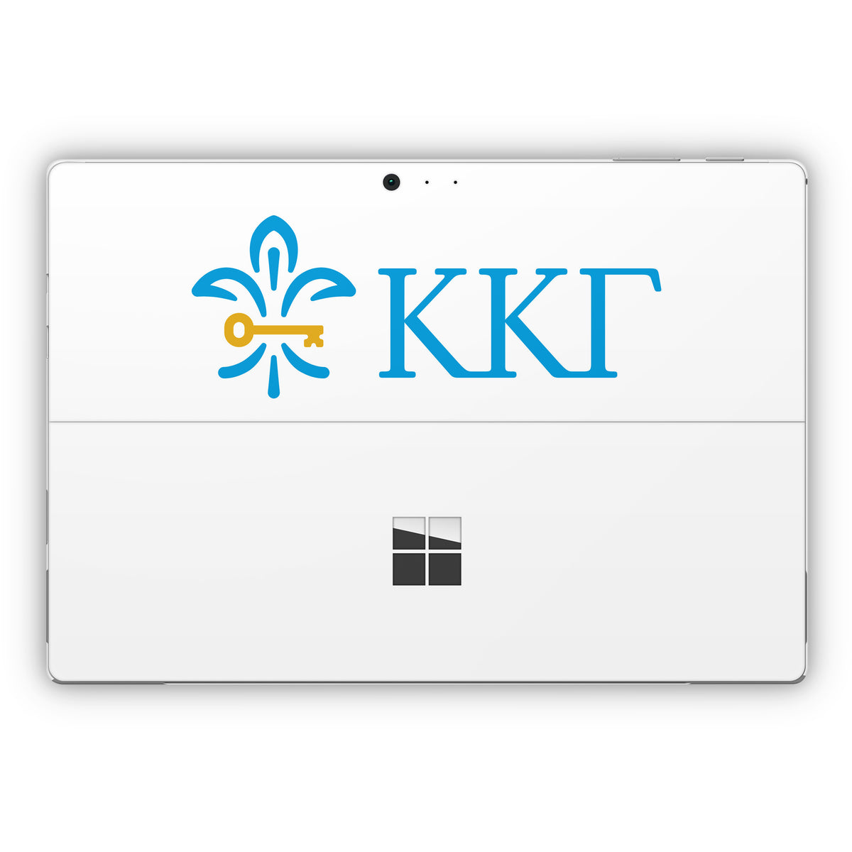 Kappa Kappa Gamma Letterkey Horizontal White - Microsoft Surface Pro Skin
