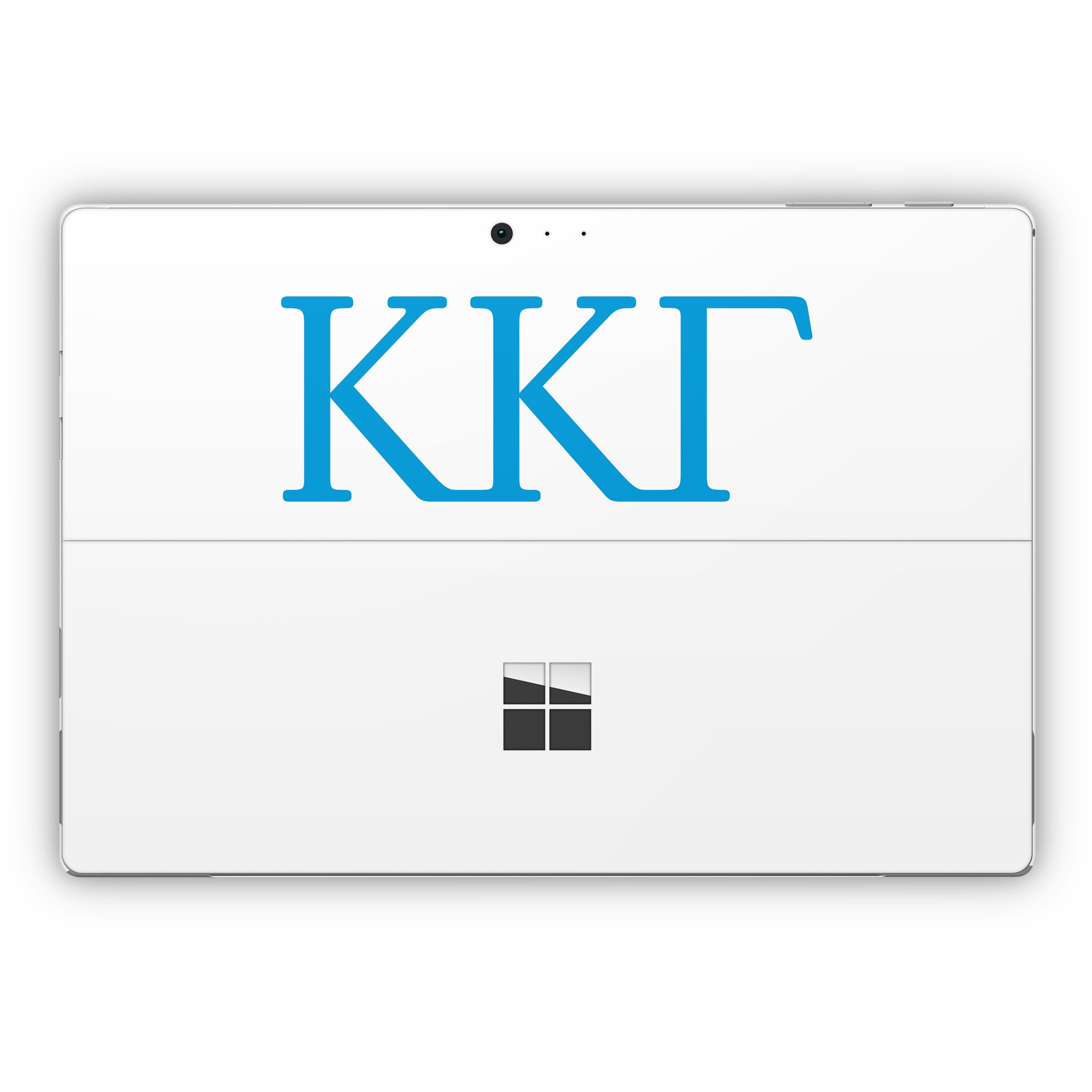 Kappa Kappa Gamma Greek Letters White - Microsoft Surface Pro Skin