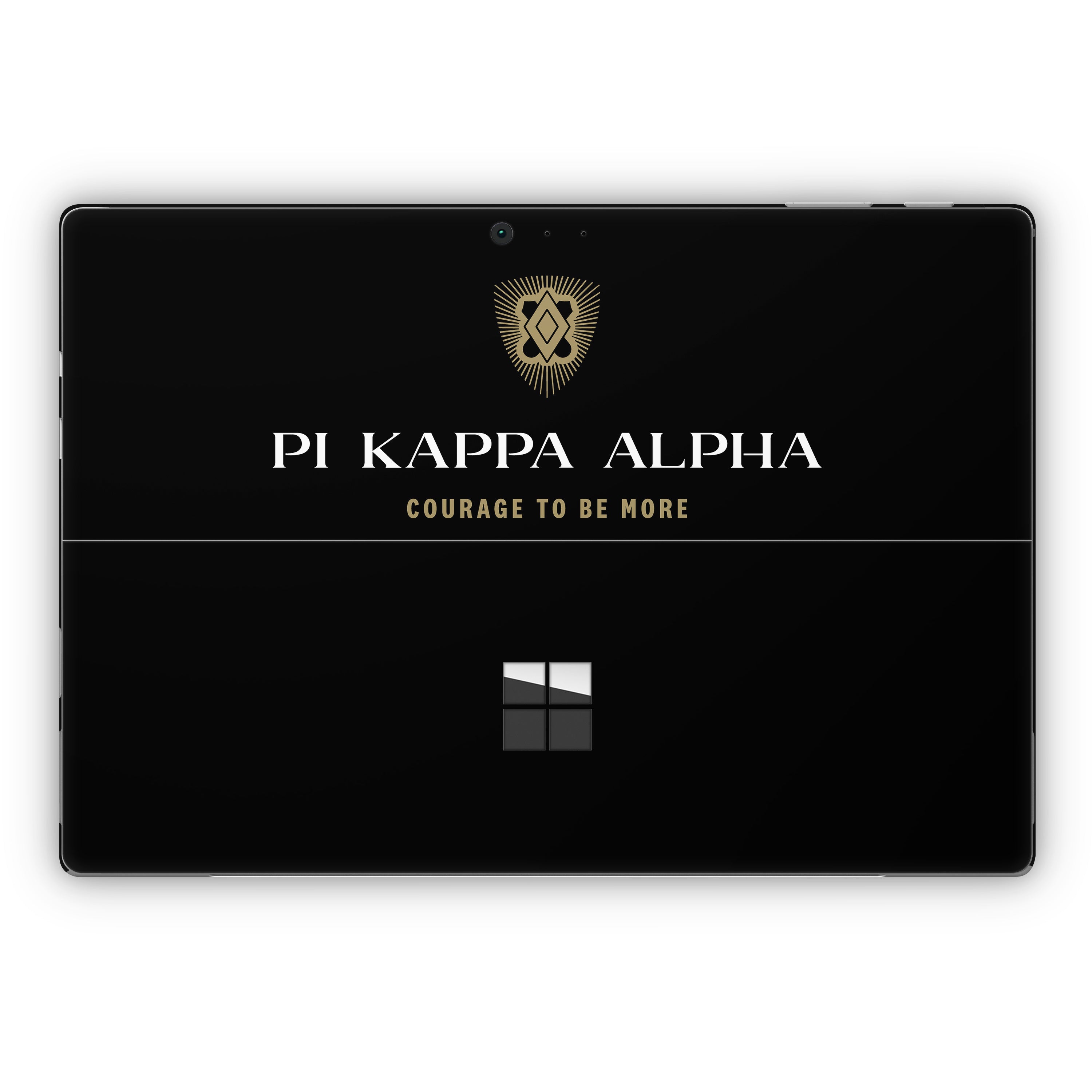 Pi Kappa Alpha Formal Logo Black - Microsoft Surface Pro Skin