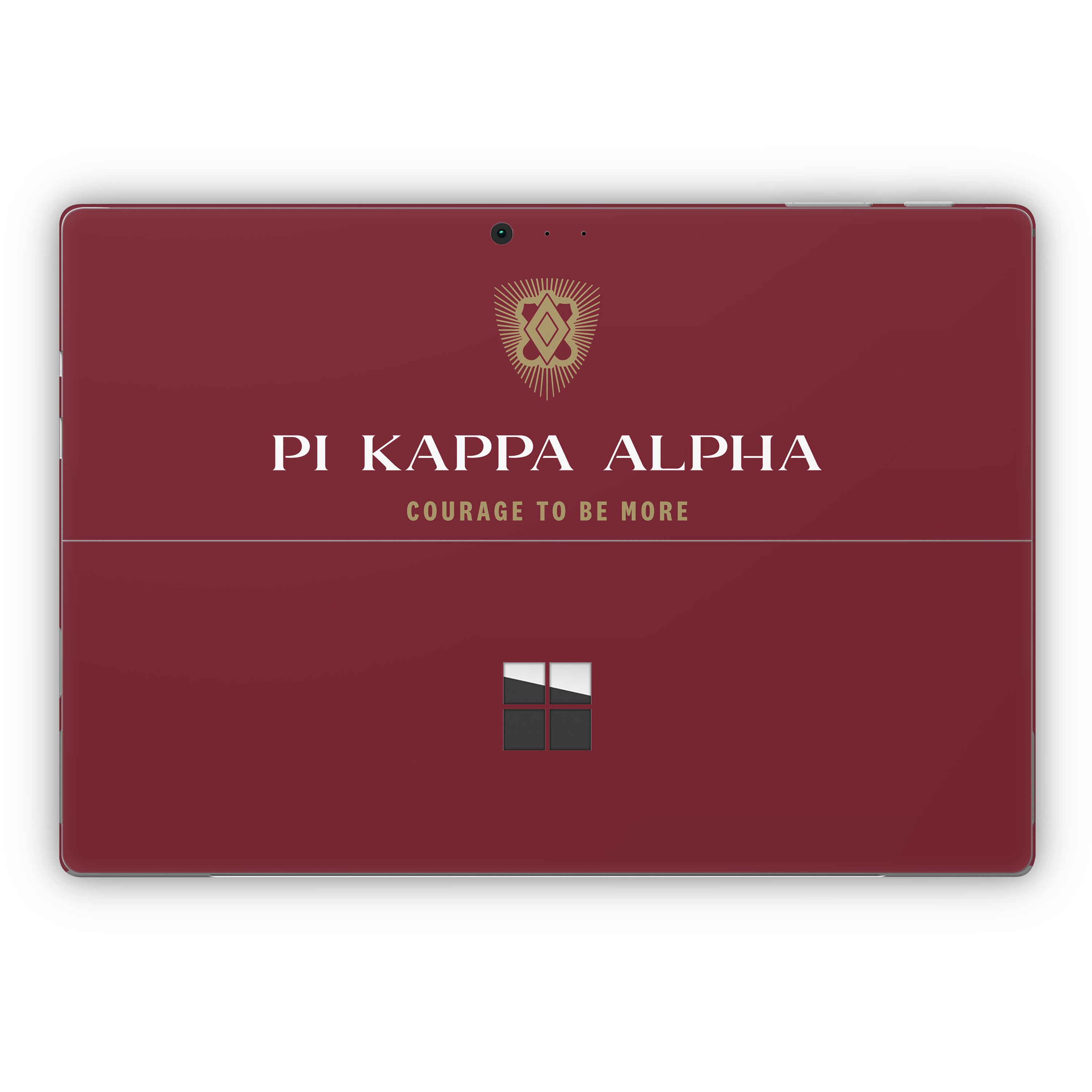 Pi Kappa Alpha Formal Logo Garnet - Microsoft Surface Pro Skin