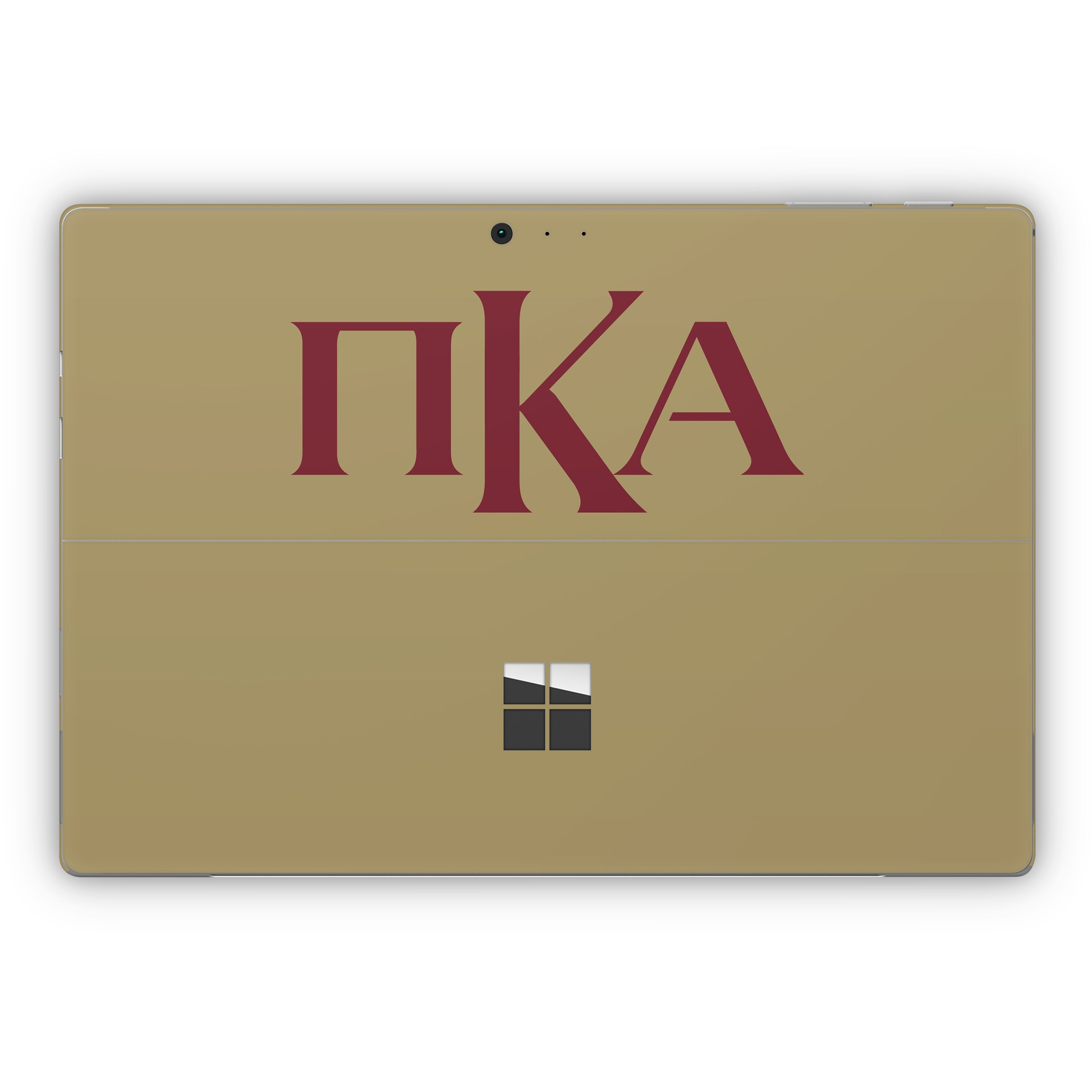 Pi Kappa Alpha Greek Letters Gold - Microsoft Surface Pro Skin
