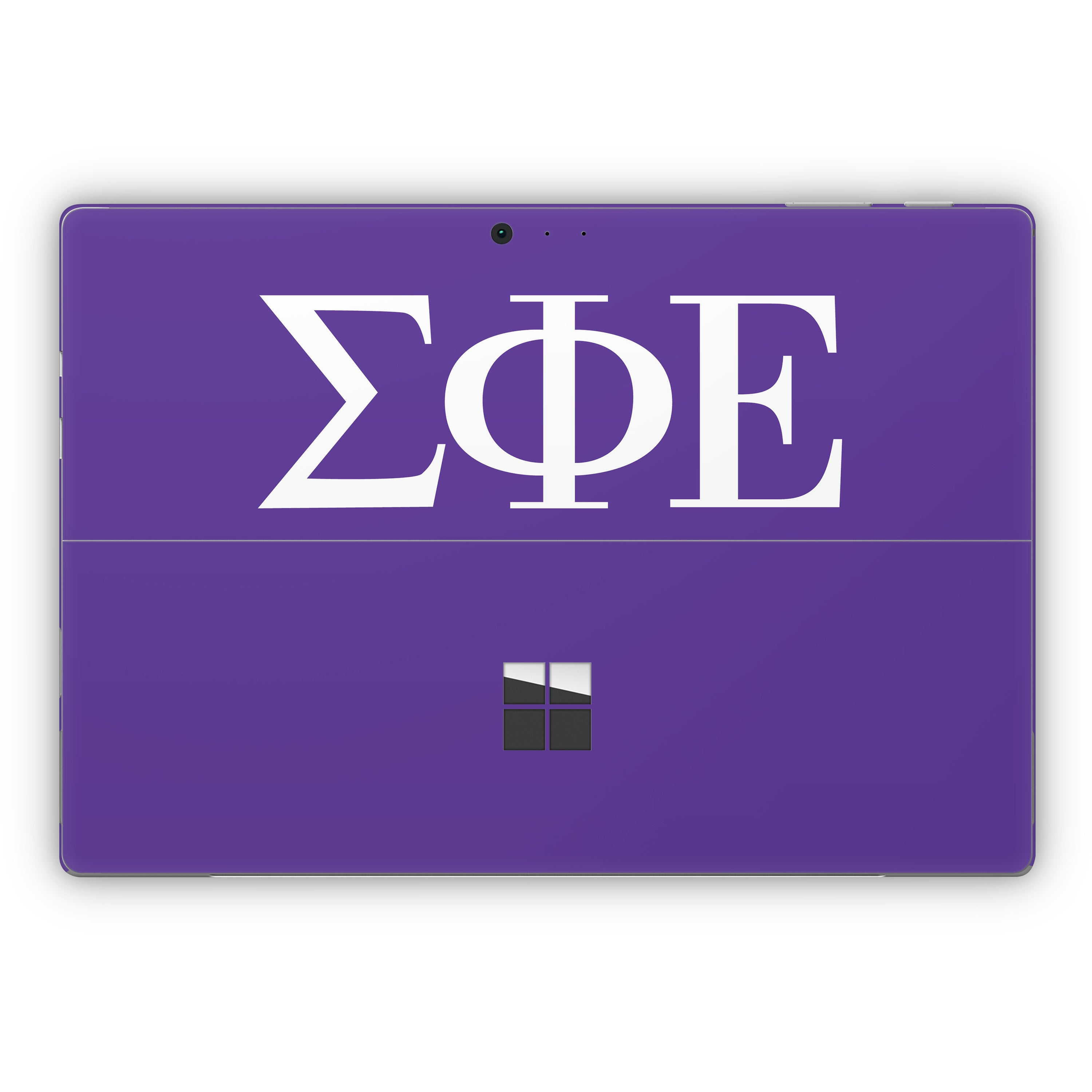 Sigma Phi Epsilon Greek Letters Purple - Microsoft Surface Pro Skin