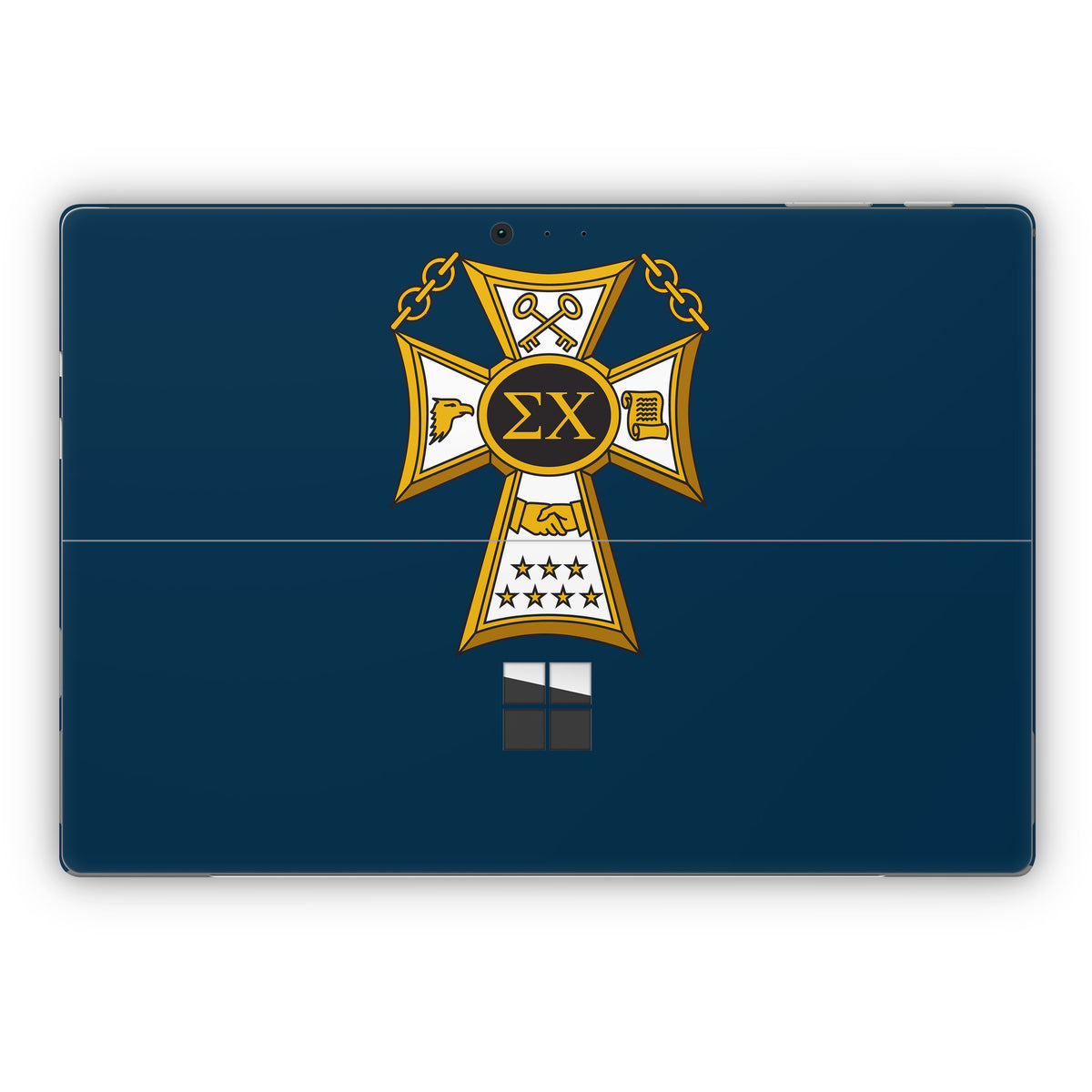 Sigma Chi Badge Navy - Microsoft Surface Pro Skin