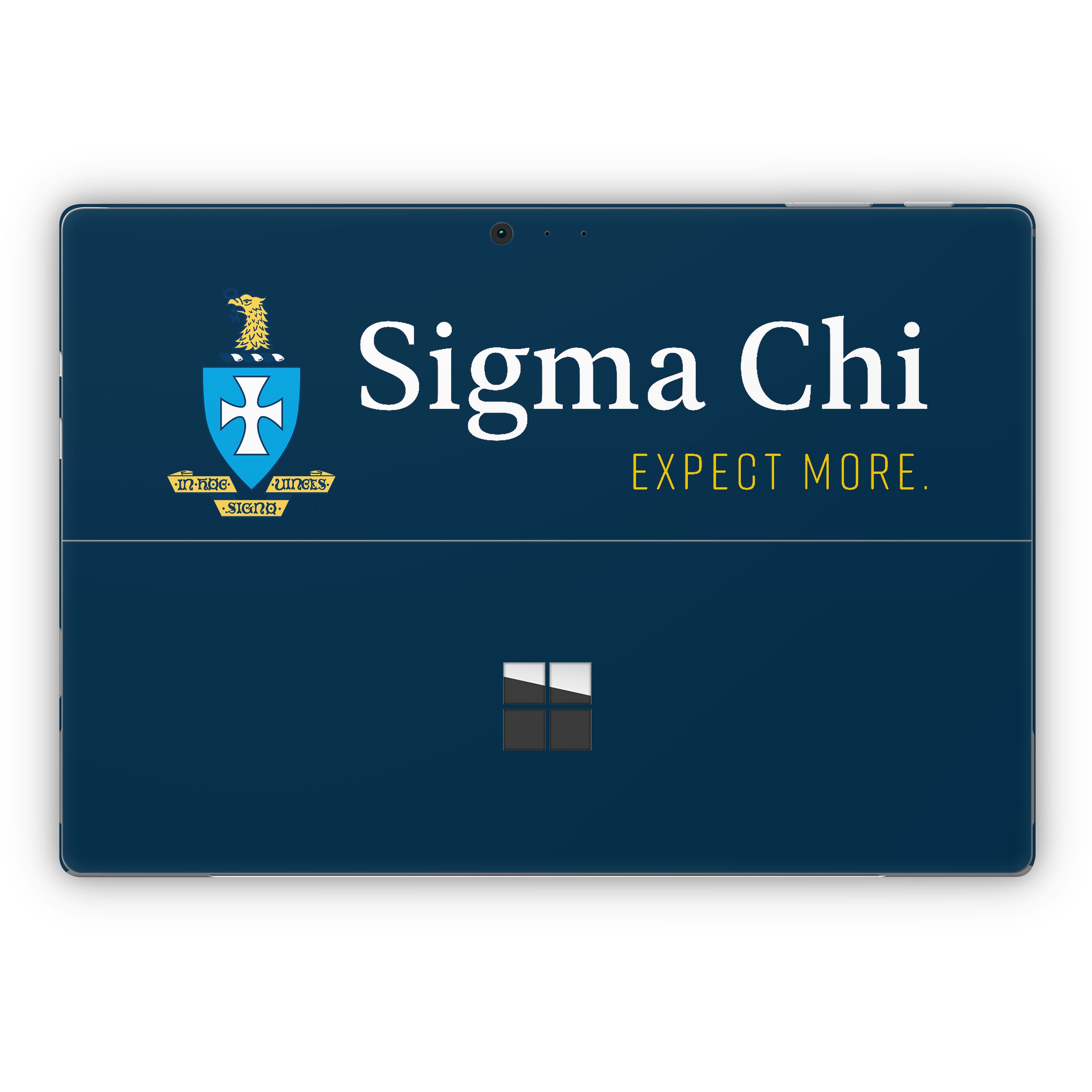Sigma Chi Logo Navy - Microsoft Surface Pro Skin