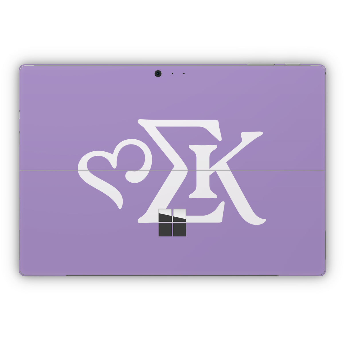 Sigma Kappa Greek Letters Dove Love on Legacy Lavender - Microsoft Surface Pro Skin