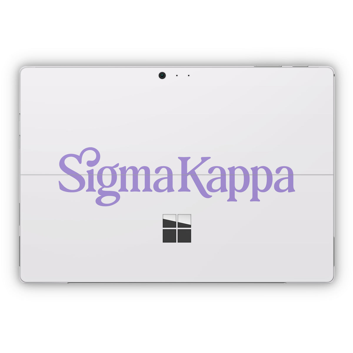 Sigma Kappa Primary Logo Legacy Lavender on Dove Love - Microsoft Surface Pro Skin