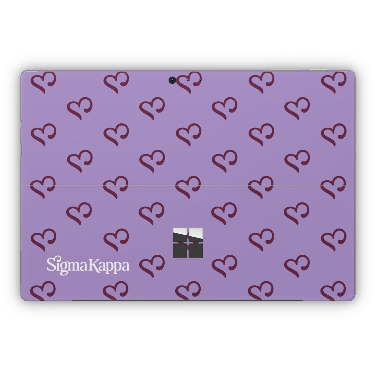 Sigma Kappa Hearts Pattern - Microsoft Surface Pro Skin