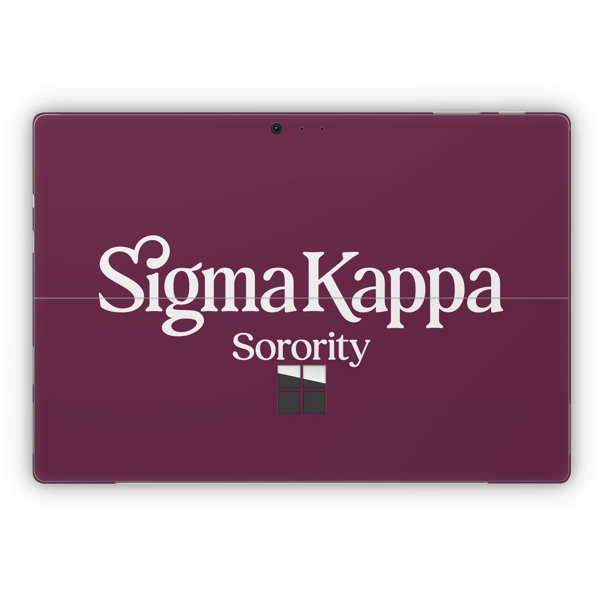 Sigma Kappa Sorority Logo Dove Love on Mary Maroon - Microsoft Surface Pro Skin