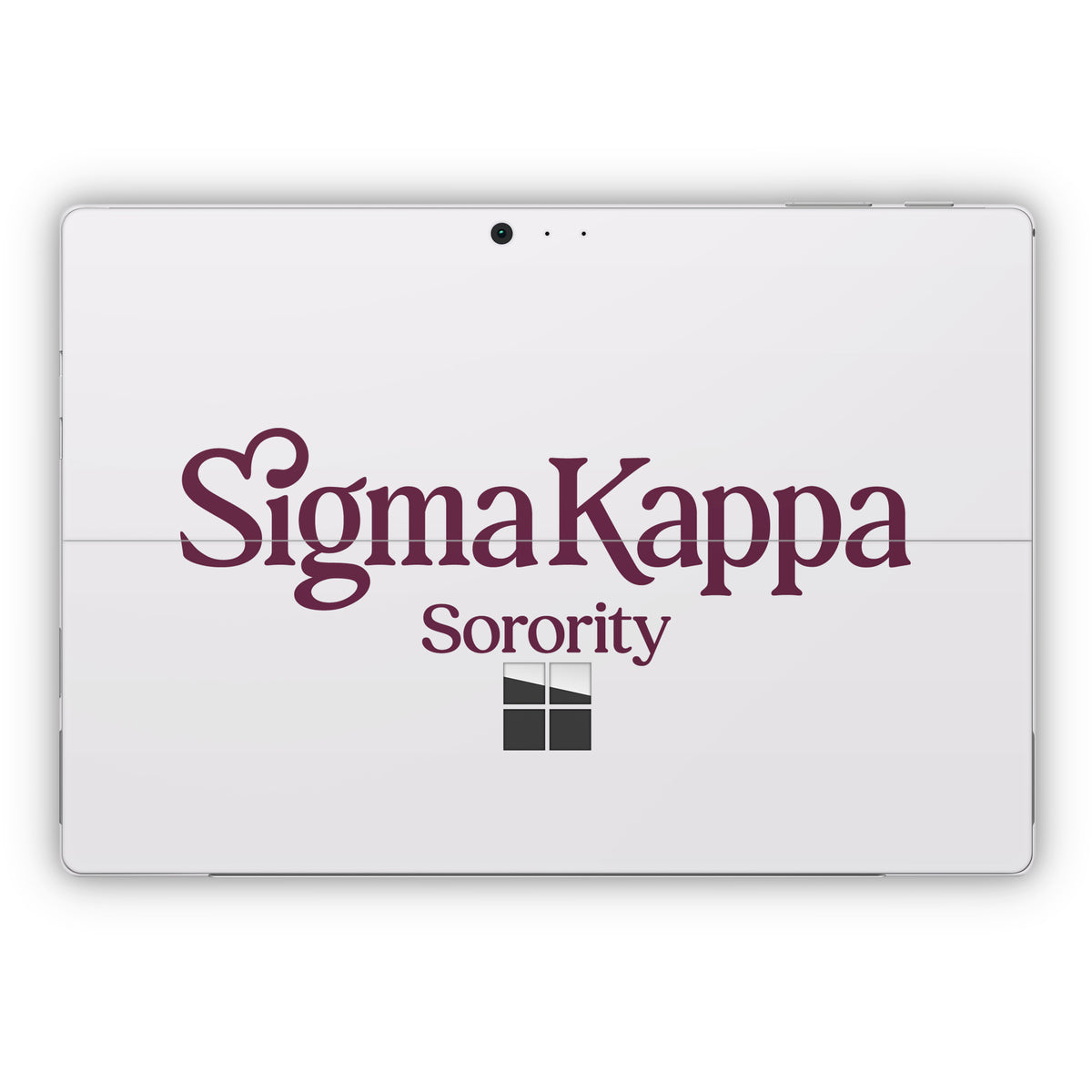 Sigma Kappa Sorority Logo Mary Maroon on Dove Love - Microsoft Surface Pro Skin