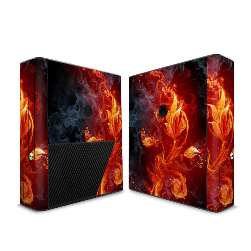 Flower Of Fire - Microsoft Xbox 360 E Skin