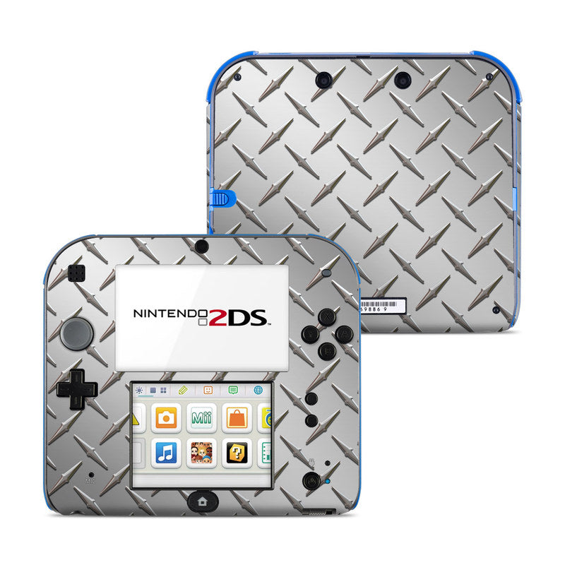 2ds Plate Mod Diamond Plate - Nintendo 2DS Skin