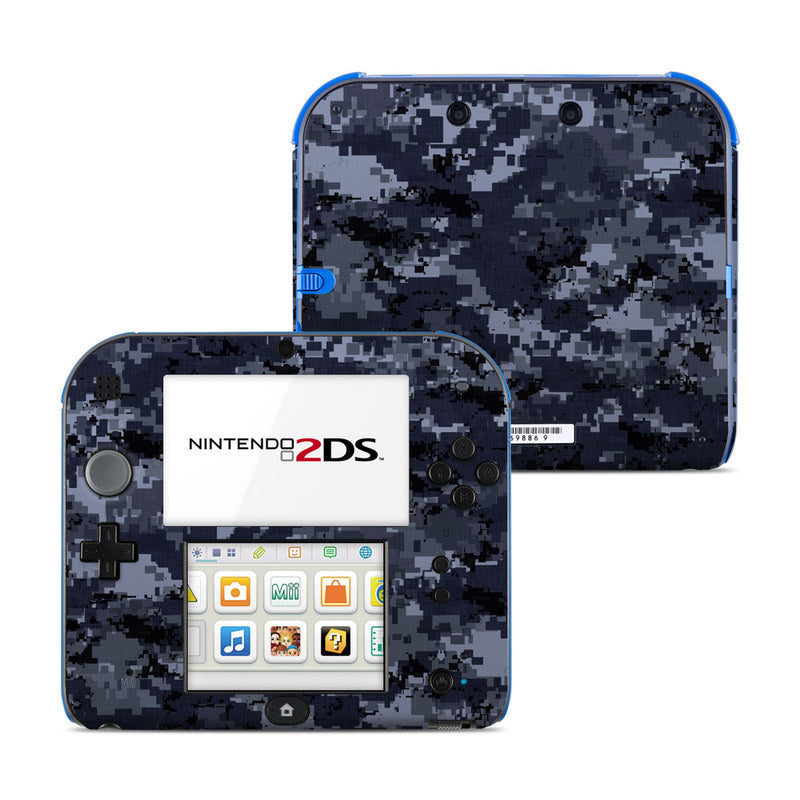 Digital Navy Camo - Nintendo 2DS Skin