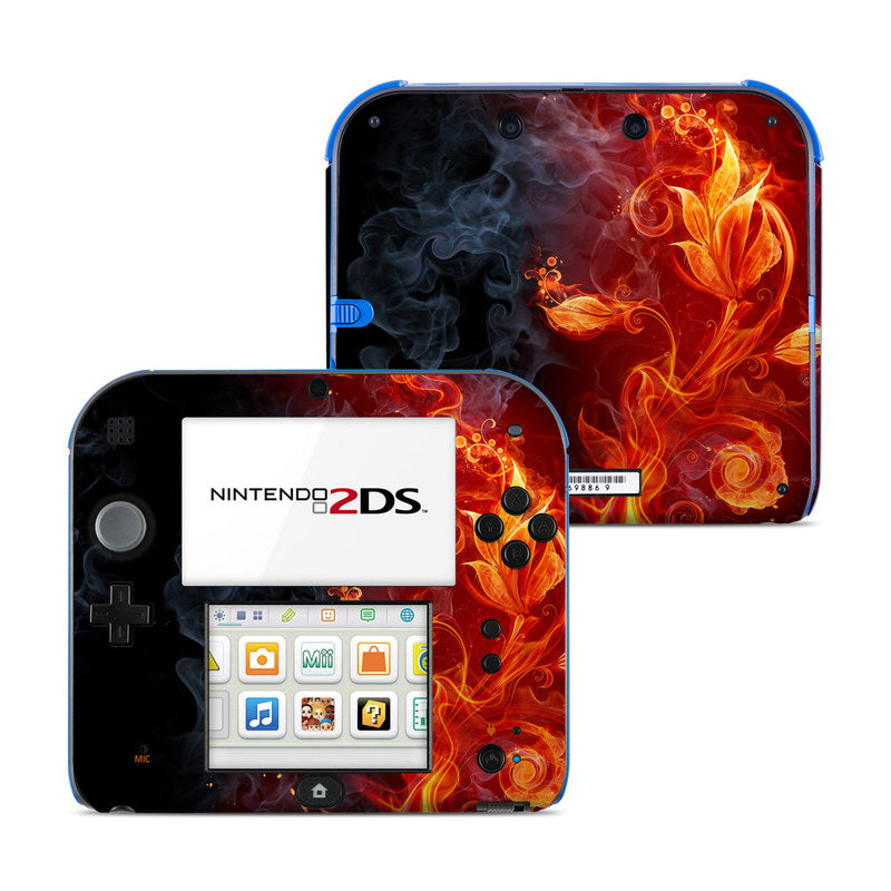 Flower Of Fire - Nintendo 2DS Skin
