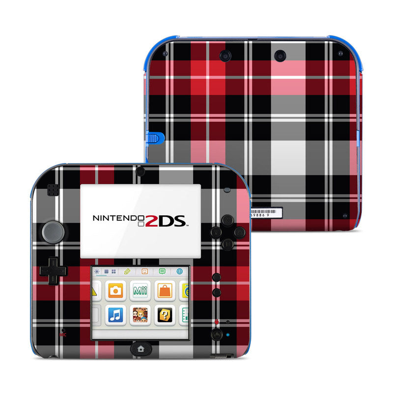 Red Plaid - Nintendo 2DS Skin