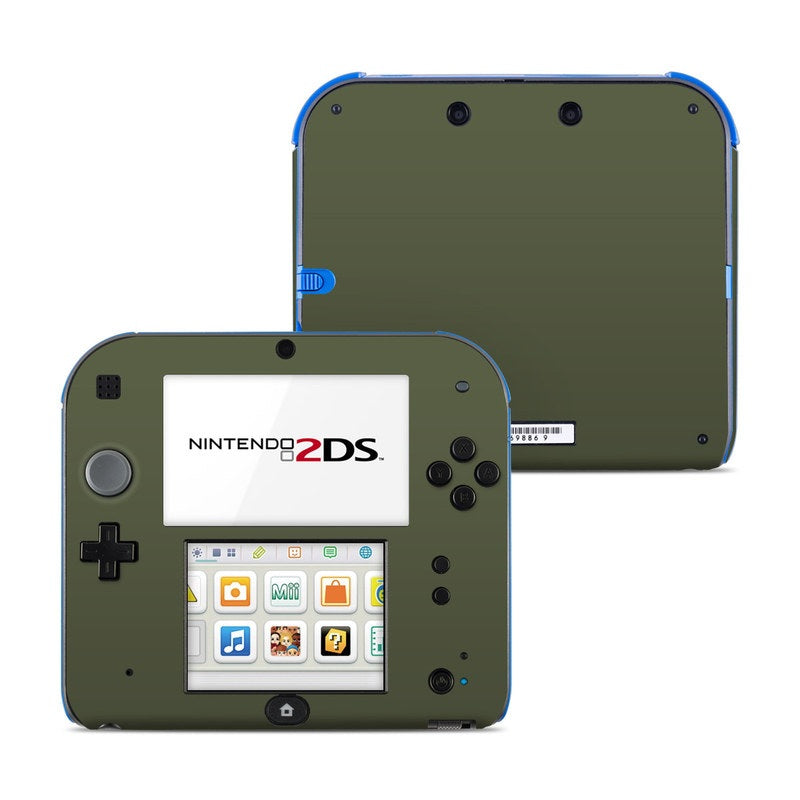 Solid State Olive Drab - Nintendo 2DS Skin