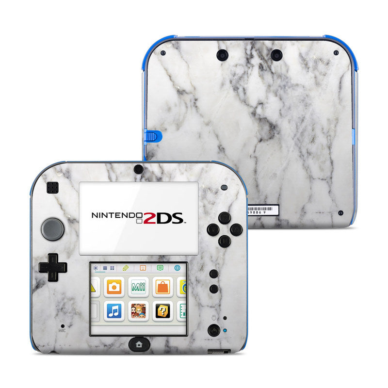 White Marble - Nintendo 2DS Skin