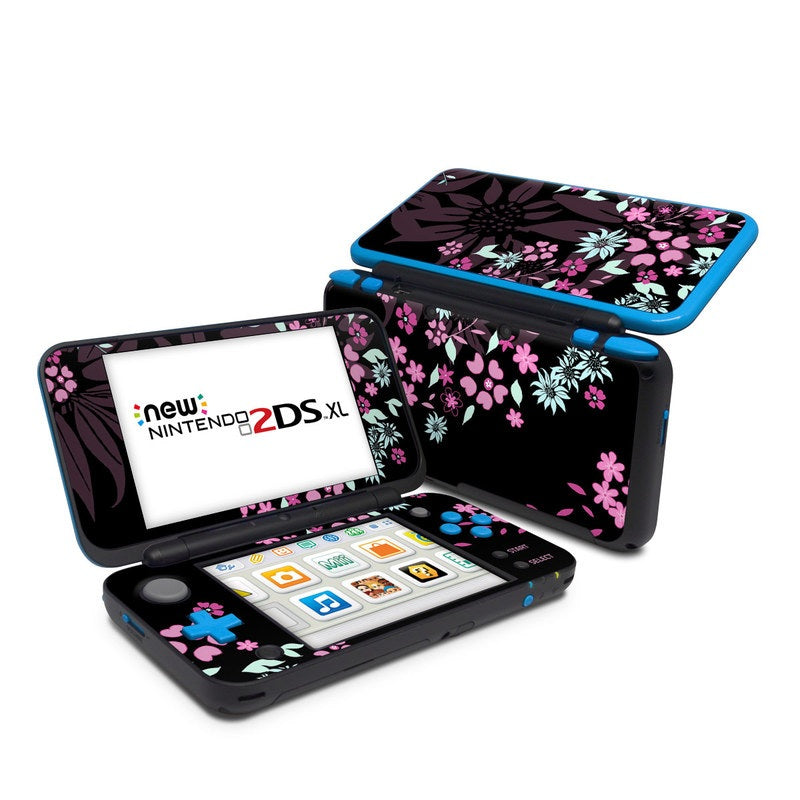 Dark Flowers - Nintendo 2DS XL Skin