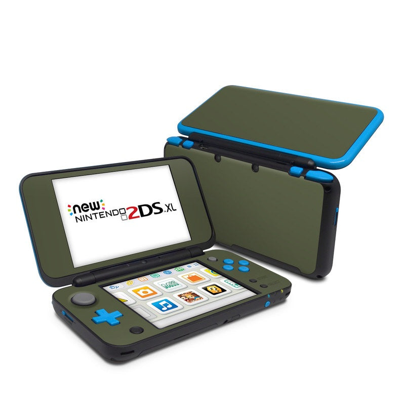 Solid State Olive Drab - Nintendo 2DS XL Skin