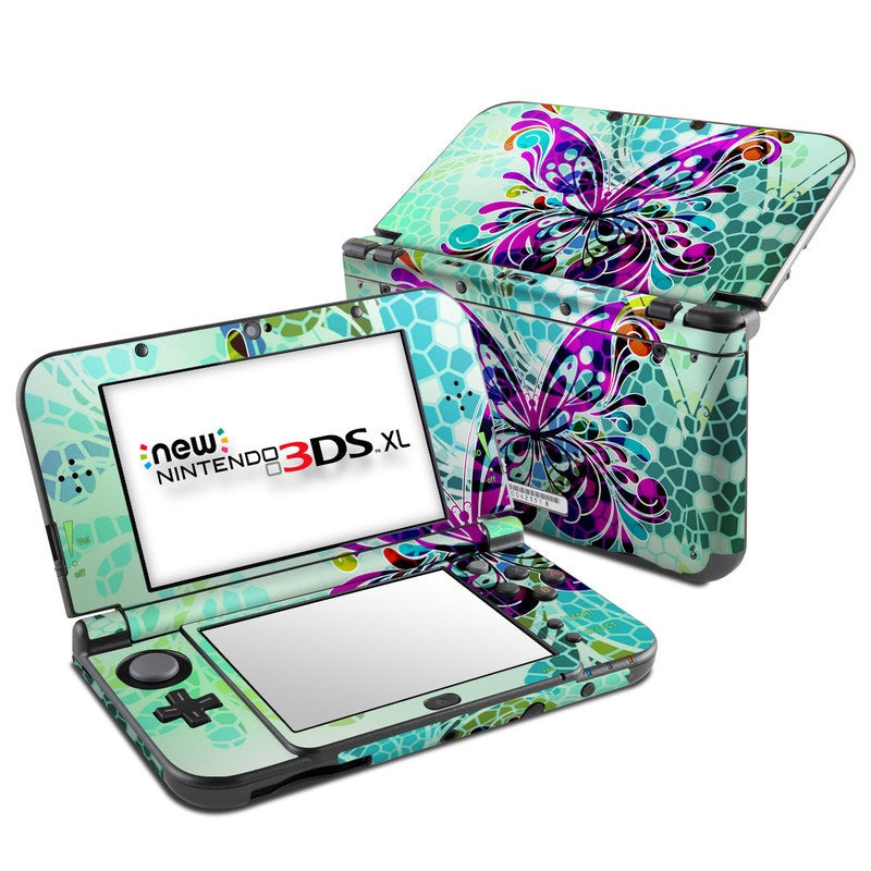Butterfly Glass - Nintendo New 3DS XL Skin