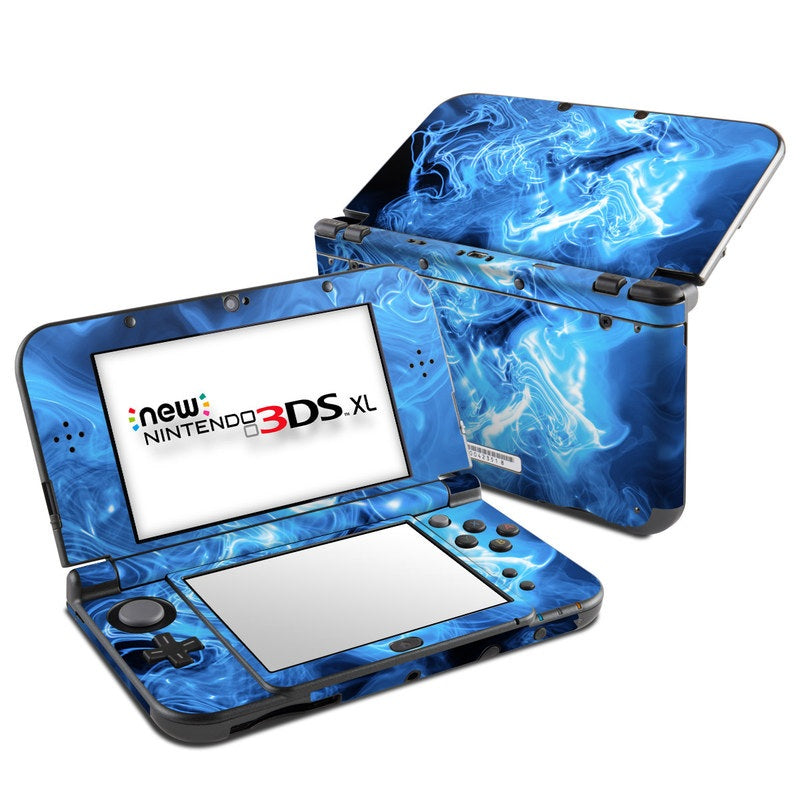 Blue Quantum Waves - Nintendo New 3DS XL Skin