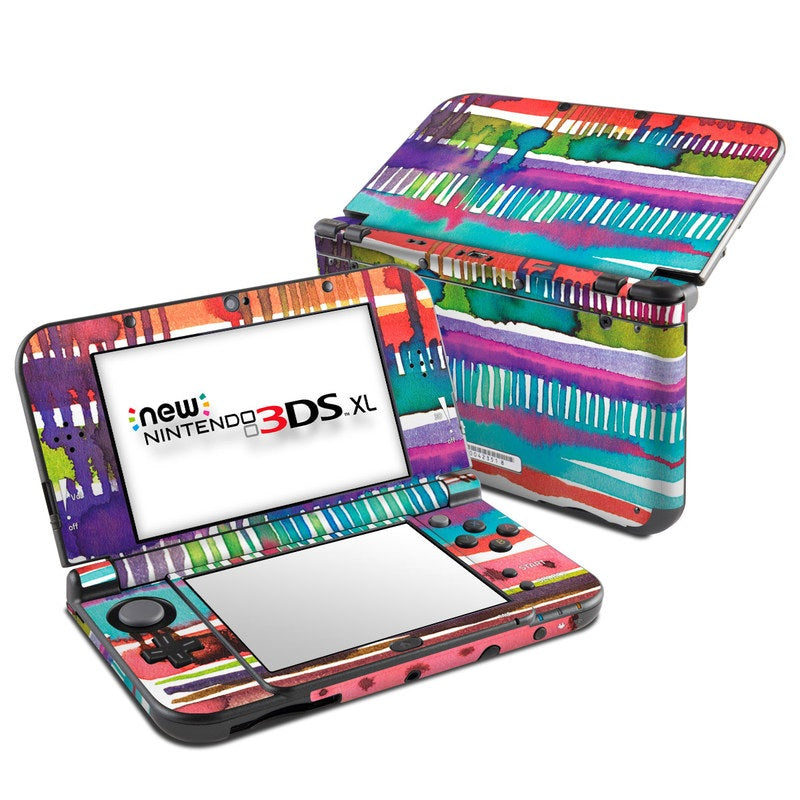 Watercolor Lines - Nintendo New 3DS XL Skin