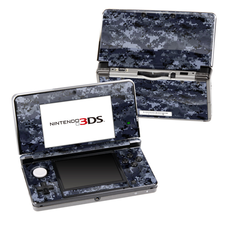 Digital Navy Camo - Nintendo 3DS Skin