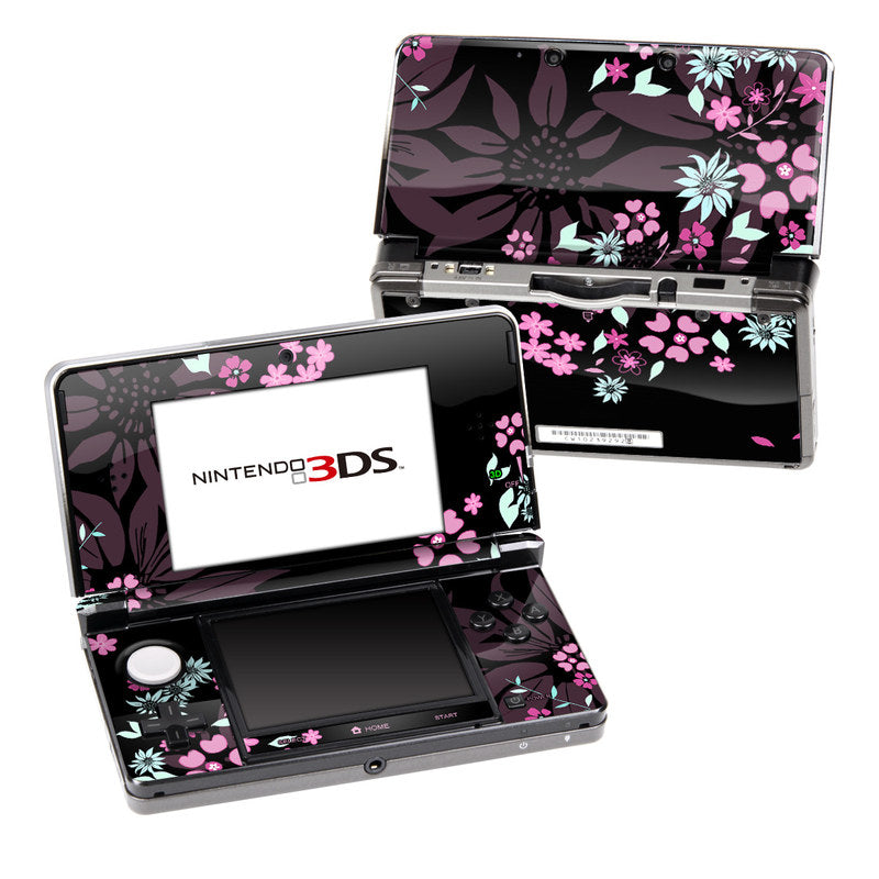 Dark Flowers - Nintendo 3DS Skin