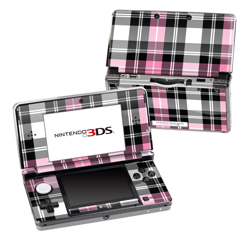 Pink Plaid - Nintendo 3DS Skin