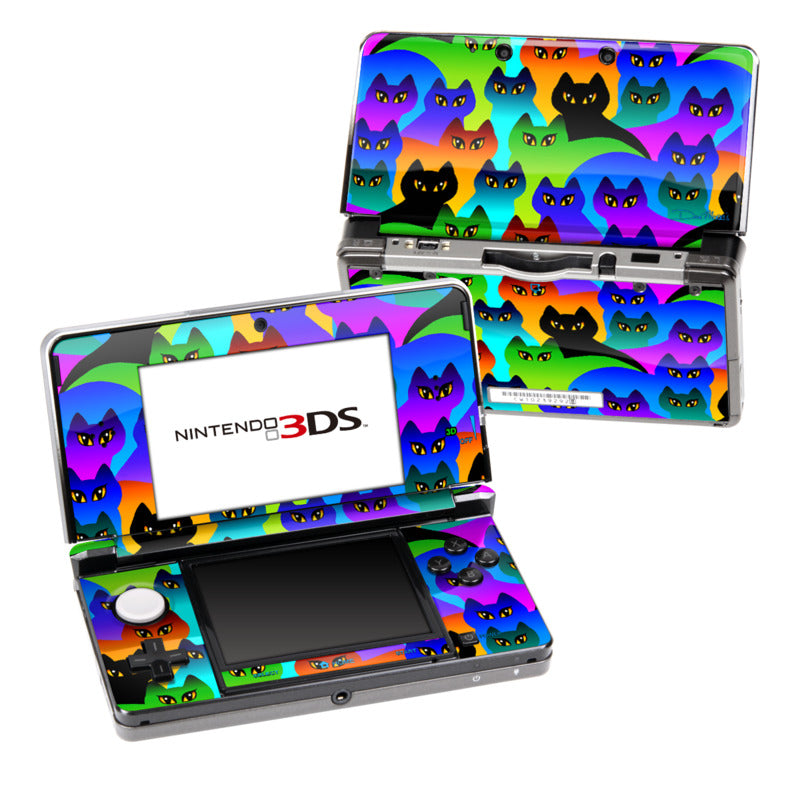 Rainbow Cats - Nintendo 3DS Skin