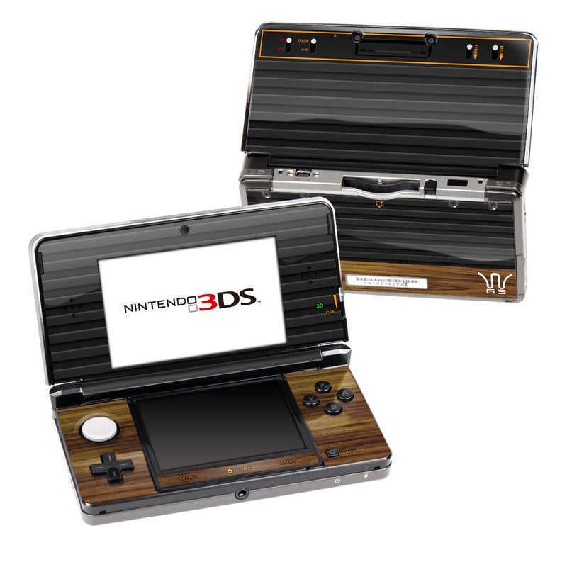 Wooden Gaming System - Nintendo 3DS Skin