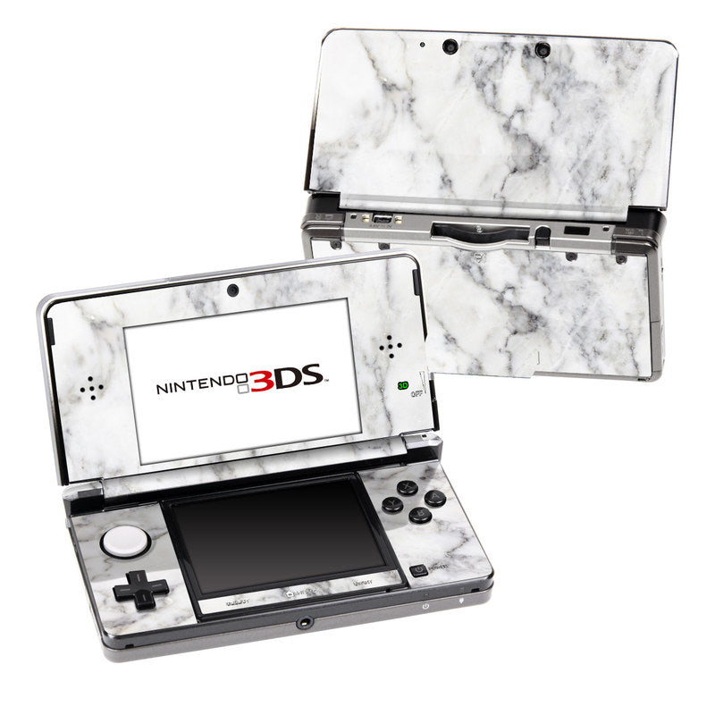 White Marble - Nintendo 3DS Skin