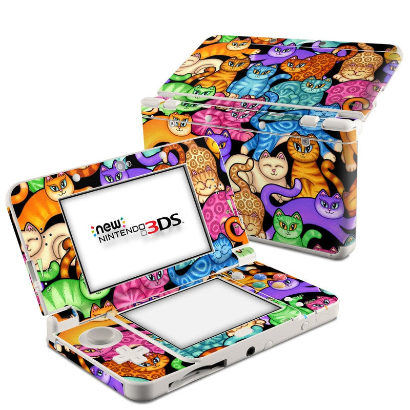 Colorful Kittens - Nintendo 3DS 2015 Skin