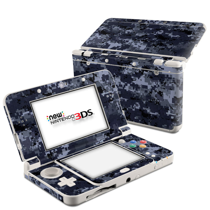 Digital Navy Camo - Nintendo 3DS 2015 Skin