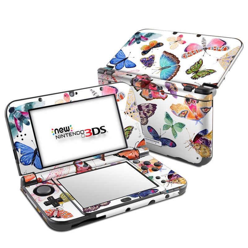 Butterfly Scatter - Nintendo 3DS LL Skin