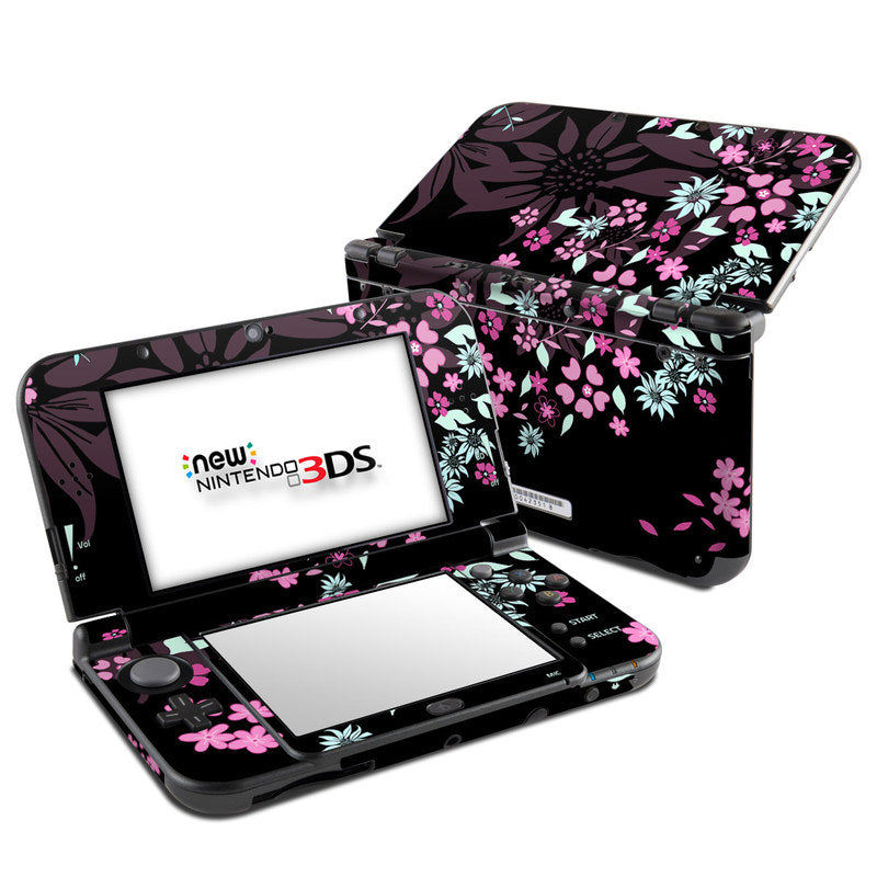 Dark Flowers - Nintendo 3DS LL Skin