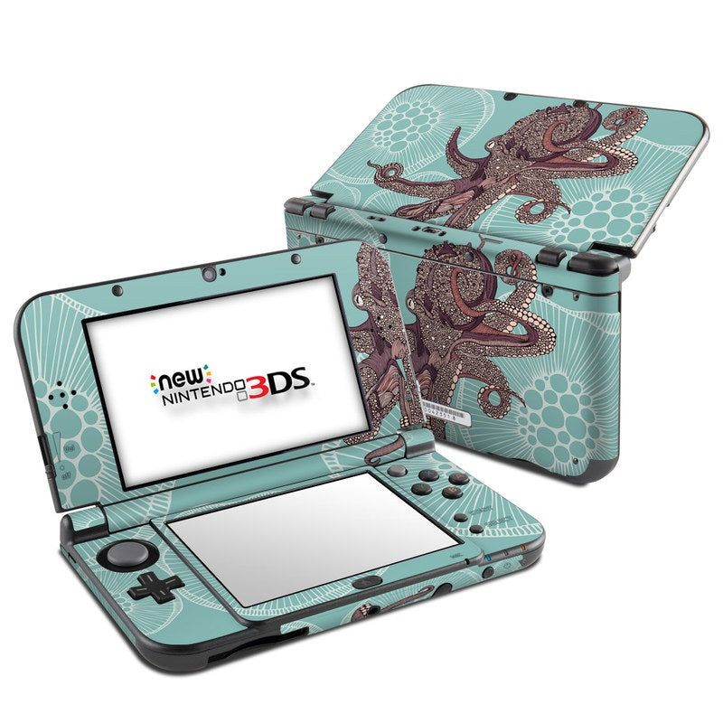 Octopus Bloom - Nintendo 3DS LL Skin
