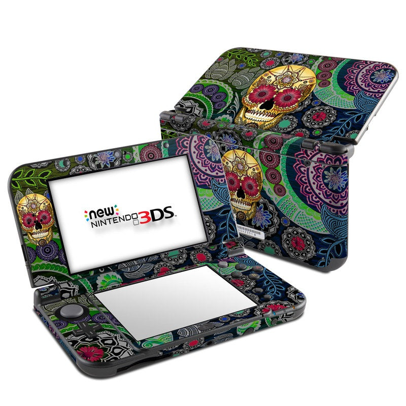 Sugar Skull Paisley - Nintendo 3DS LL Skin