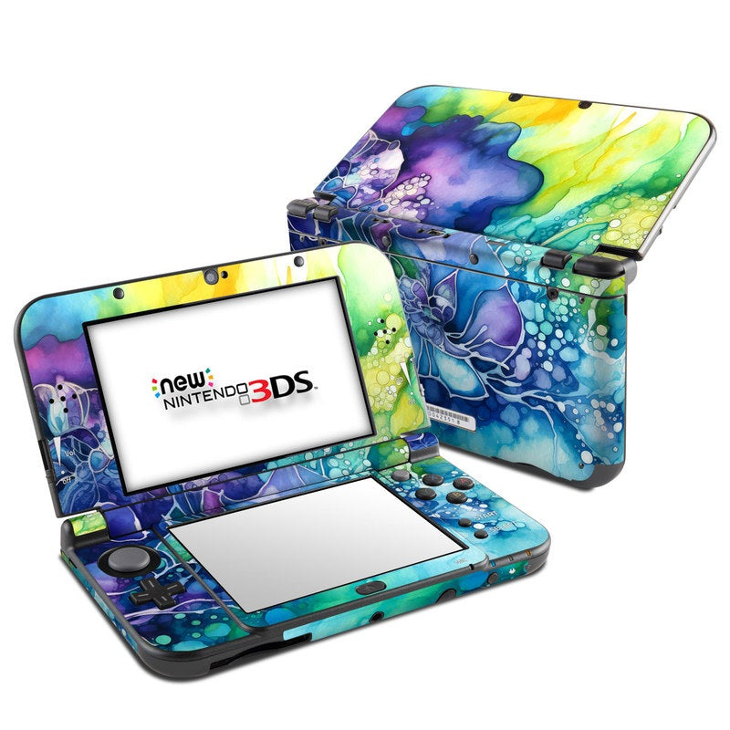Watercolor Flora - Nintendo 3DS LL Skin