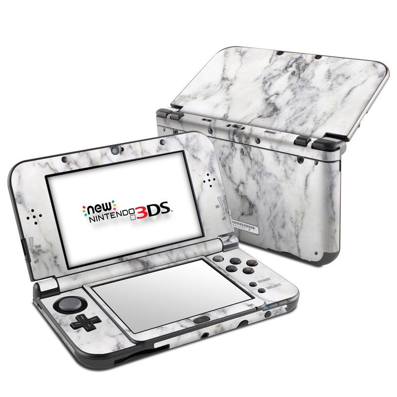 White Marble - Nintendo 3DS LL Skin