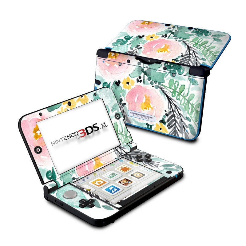 Blushed Flowers - Nintendo 3DS XL Skin