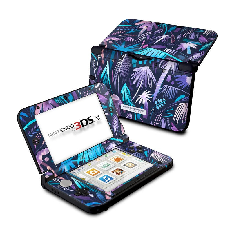 Brushstroke Palms - Nintendo 3DS XL Skin