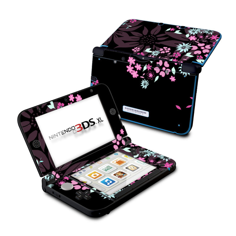 Dark Flowers - Nintendo 3DS XL Skin