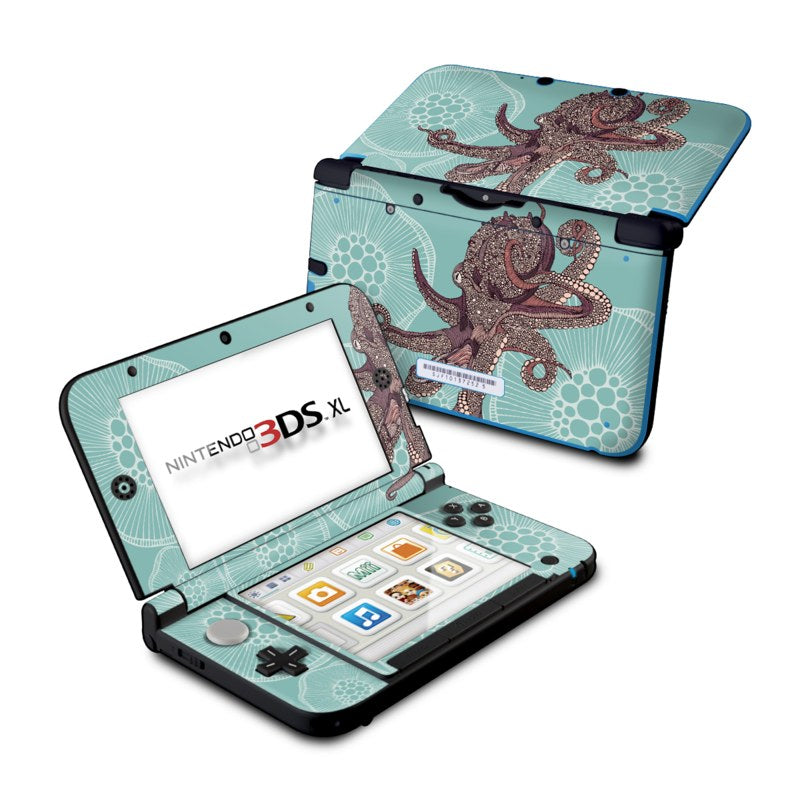 Octopus Bloom - Nintendo 3DS XL Skin