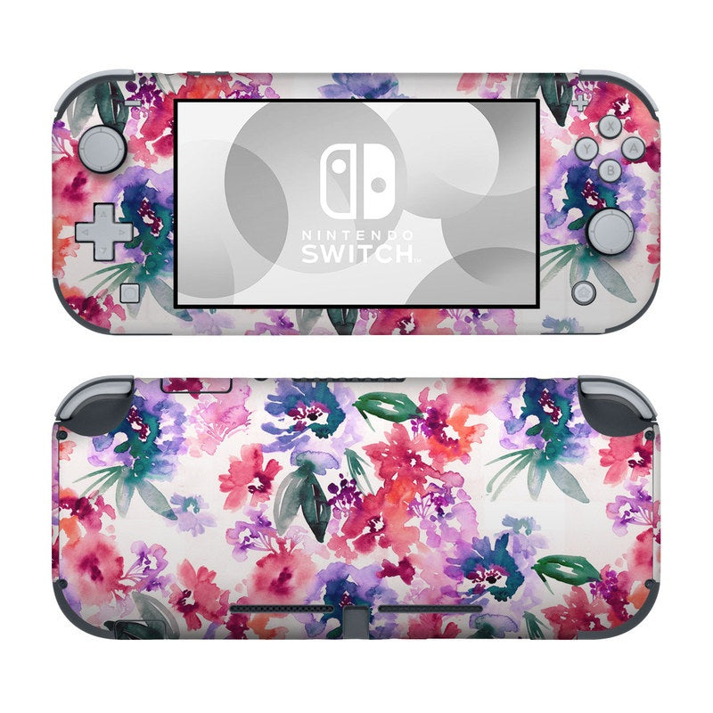 Blurred Flowers - Nintendo Switch Lite Skin