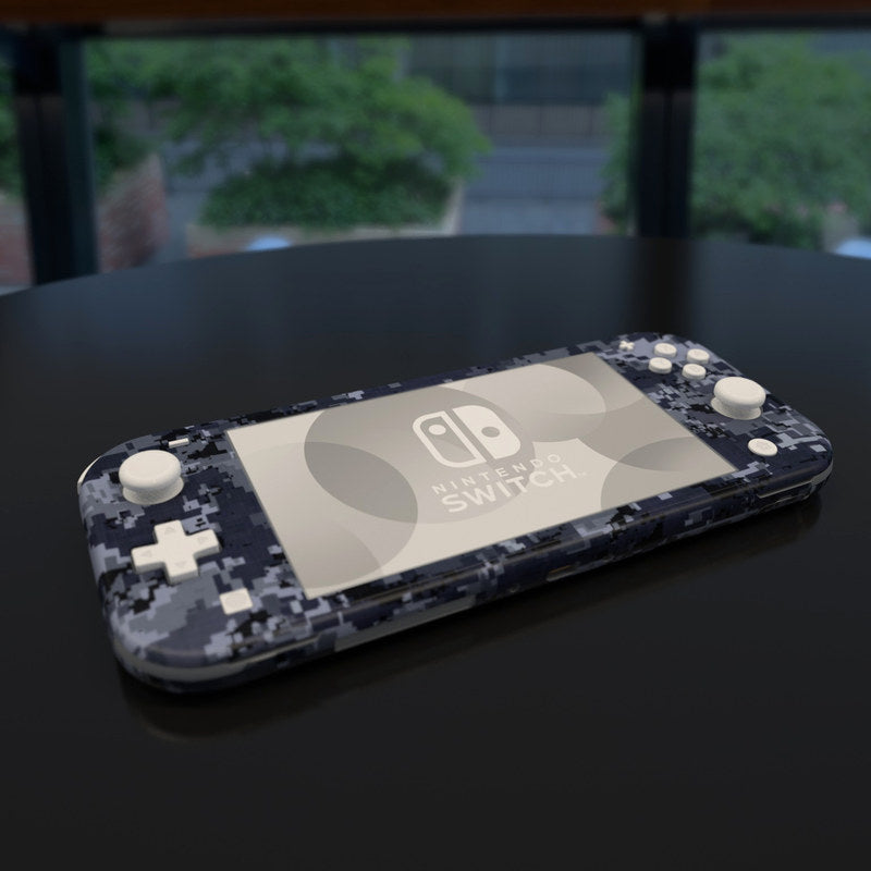 Digital Navy Camo - Nintendo Switch Lite Skin