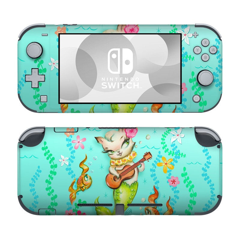 Merkitten with Ukelele - Nintendo Switch Lite Skin