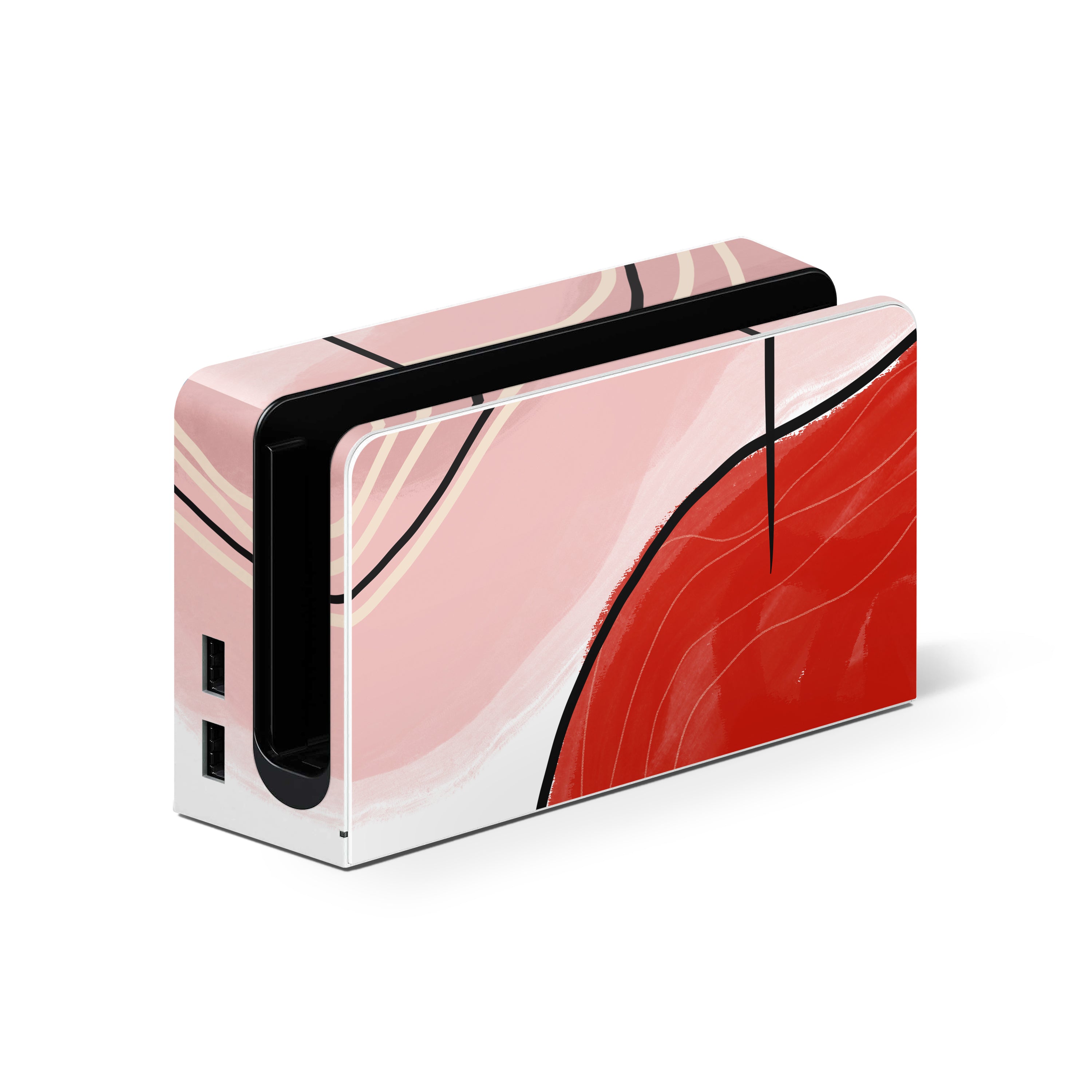 Abstract Red - Nintendo Switch Skin