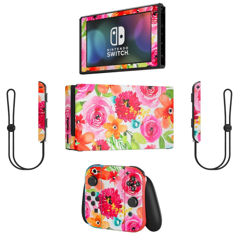Floral Pop - Nintendo Switch Skin