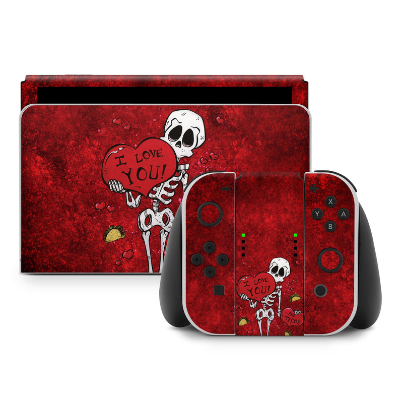 I Love You And Tacos - Nintendo Switch Skin