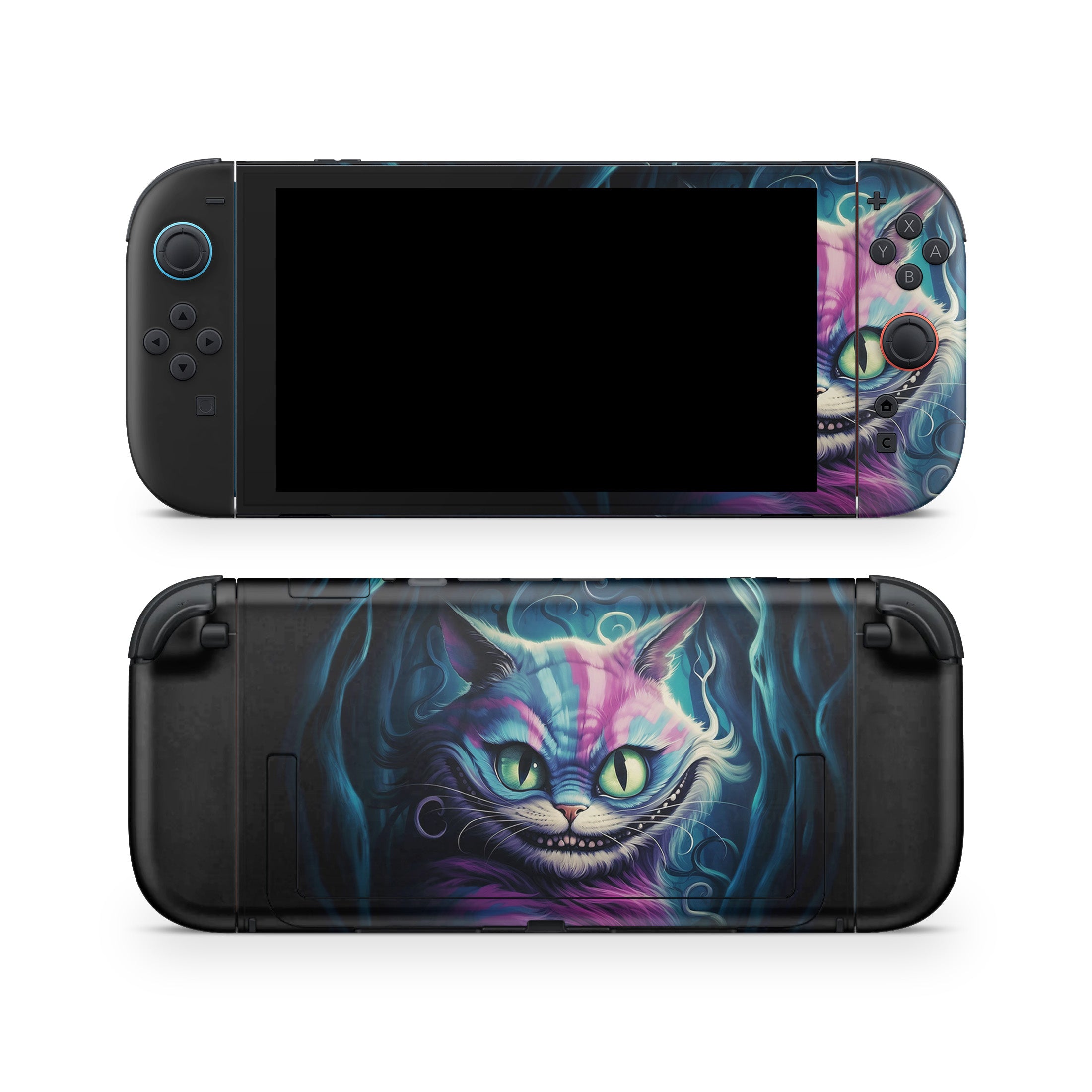 Blue Cheshire Cat - Nintendo Switch 2 Skin